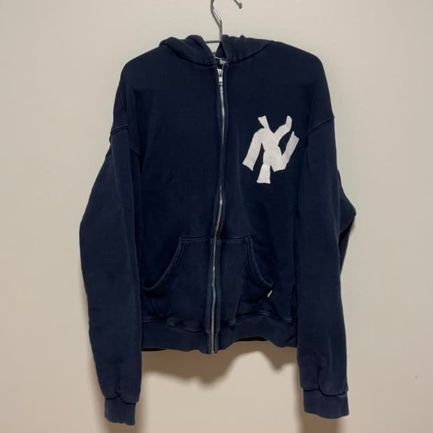 akimbo club ny후드집업 L faded navy