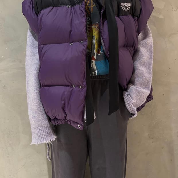 (에크루)스탠드 얼론 거위털 패딩 25년신상 새제품