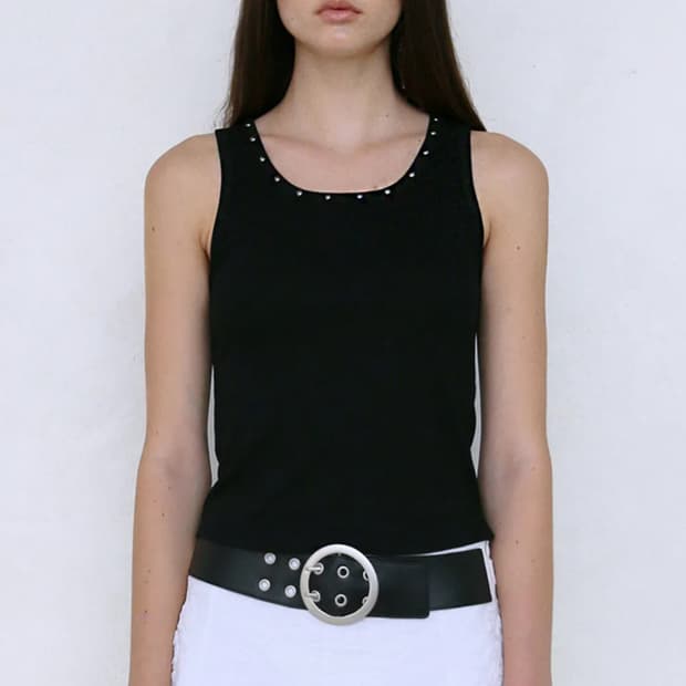 폴리수엠 studded tank top