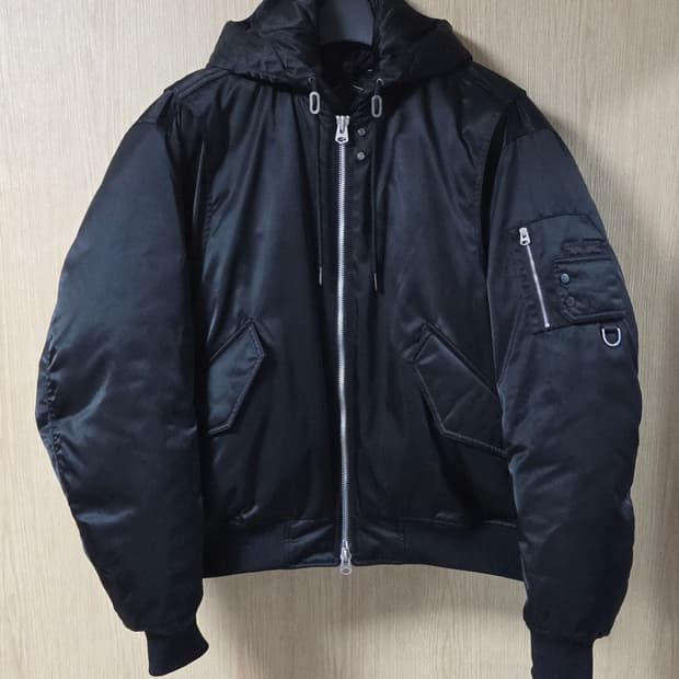 (착샷) 일꼬르소 구스 다운 점퍼 ma-1 오버핏