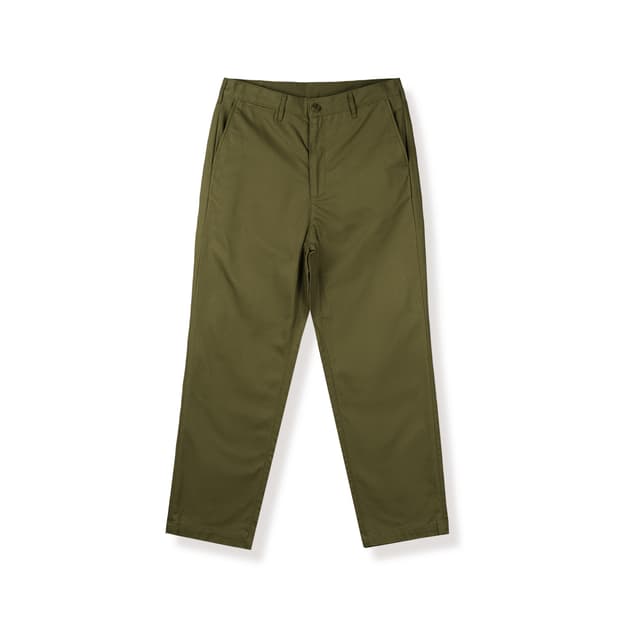 스테디에브리웨어 sew 레귤러 헤비 코튼 팬츠 올리브 3사이즈