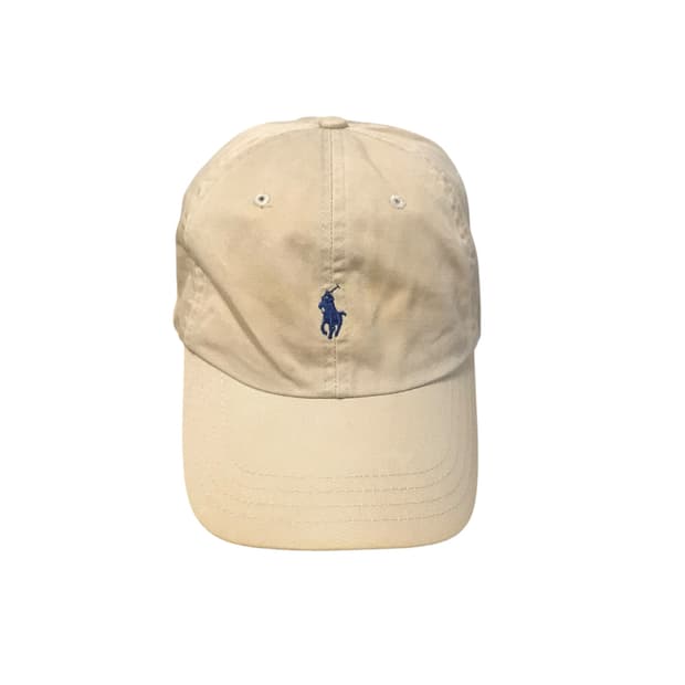 폴로 베이지 볼캡모자