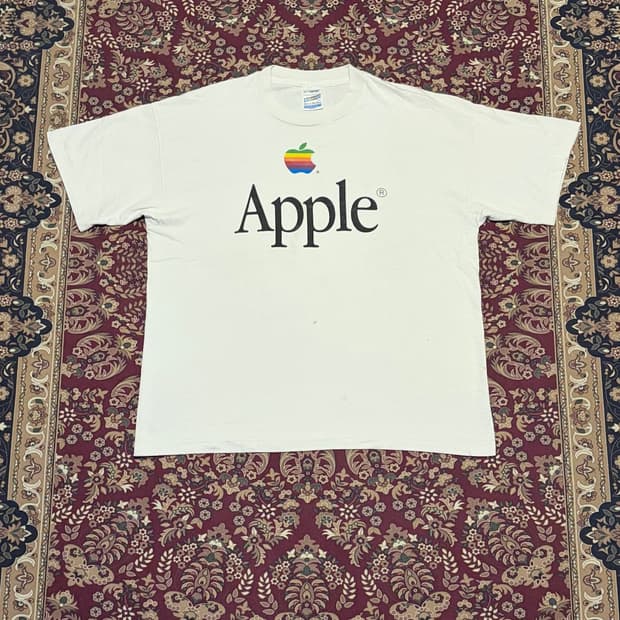 [XL] 90‘s Apple 빈티지 애플 로고 티셔츠
