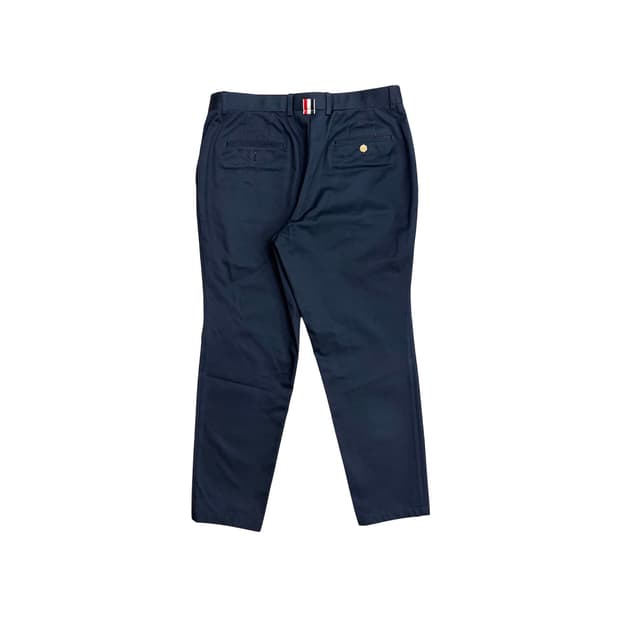 톰브라운 네이비 코튼 치노 바지 팬츠 (3)