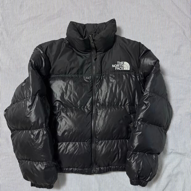 (W) 노스페이스 눕시 하이브리드 다운 볼 자켓 블랙