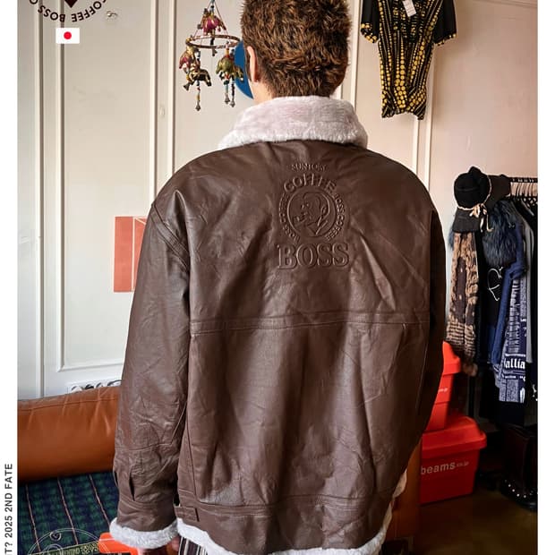 1990s Suntory Boss Real Leather Mustang