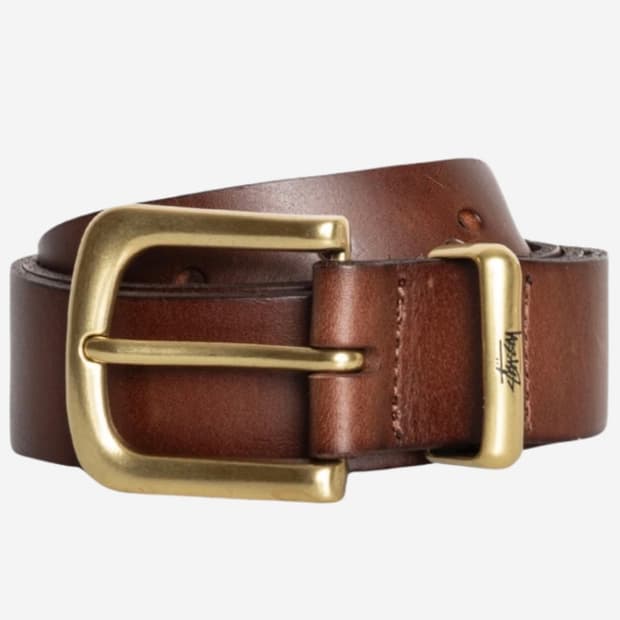 스투시 메탈 S 팁 벨트 데저트 / LXL