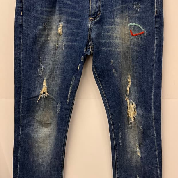 디스퀘어드2 데미지 워싱 데님 팬츠 52