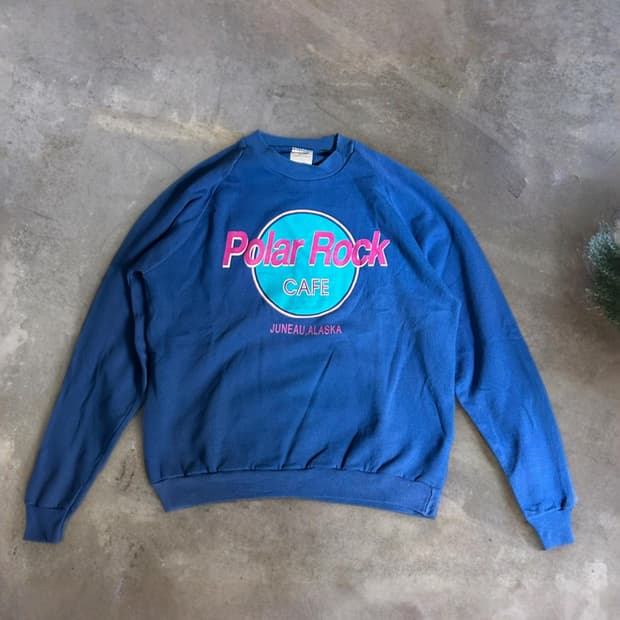 8~90s Polar rock cafe 빈티지 스웻셔츠