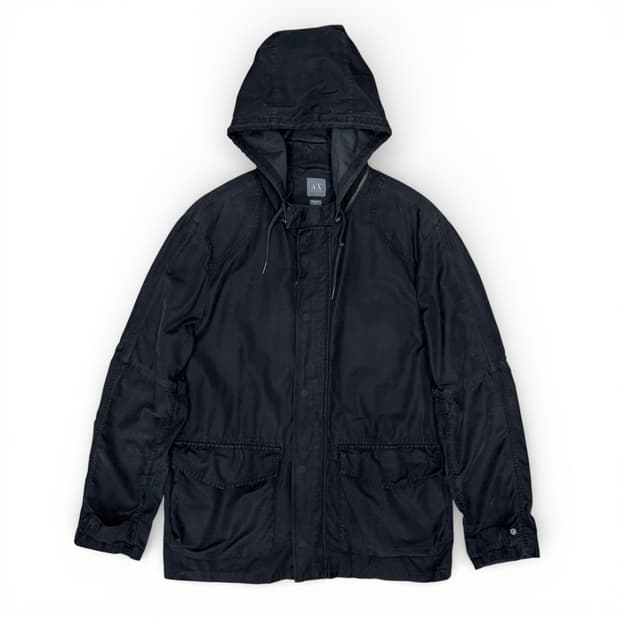 00's 아르마니 익스체인지 후디드 필드 자켓