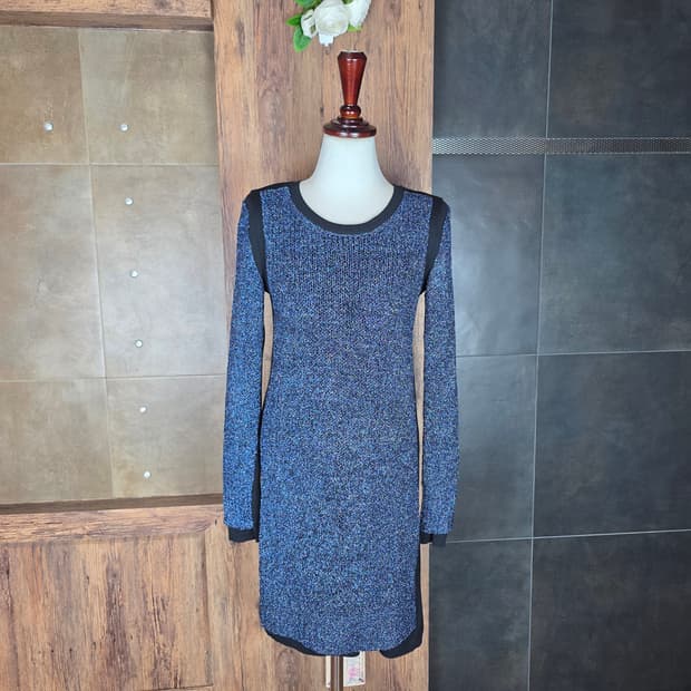 see by chloe 블루 메탈 미니 원피스 