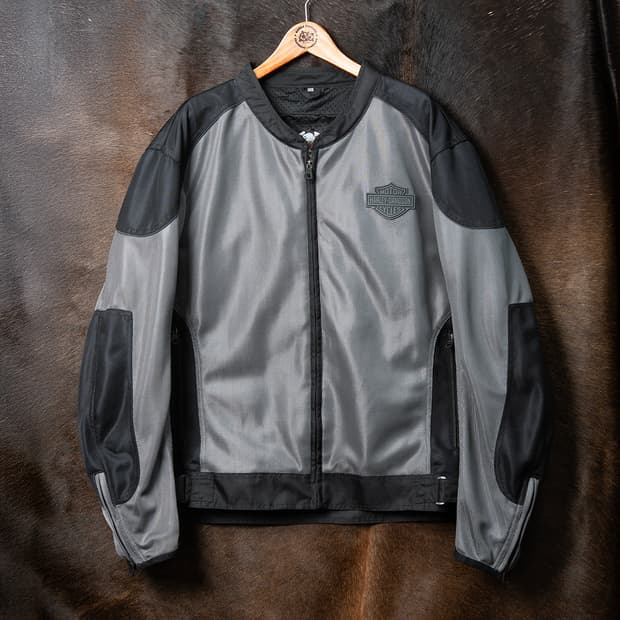 [4XL] 00s 할리데이비슨 투톤 메쉬 라이딩 자켓 빅사이즈 