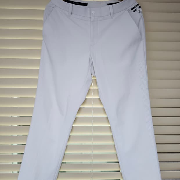 테일러메이드 정품 화이트 골프 팬츠 80