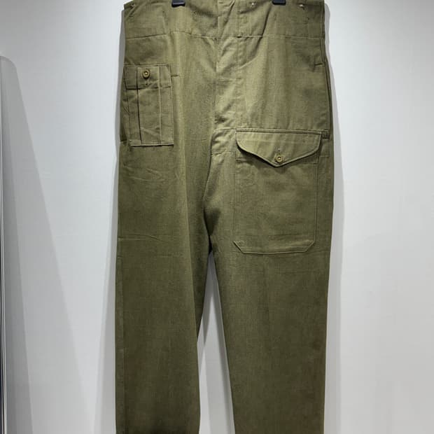 1953 영국군 그린 데님 트라우저