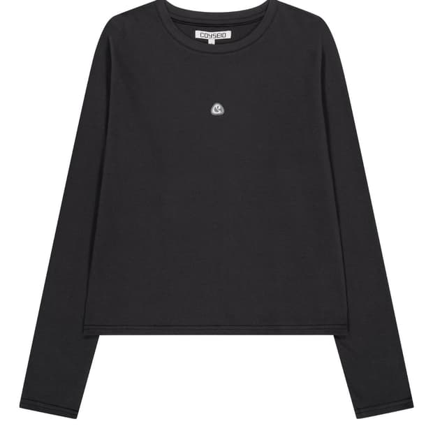 코이세이오 심볼 로고 롱슬리브 차콜