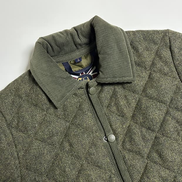 라벤햄 울 퀼팅 자켓