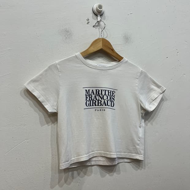 마리떼프랑소와저버 크롭 반팔 티셔츠