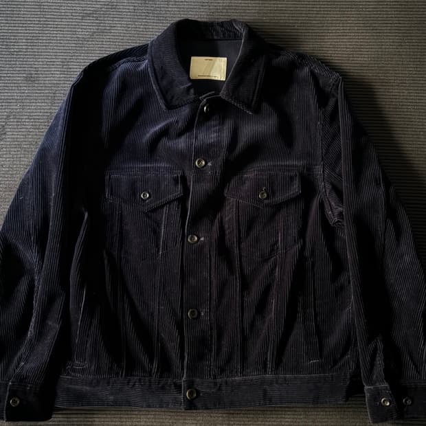 포터리 코듀로이 트러커자켓