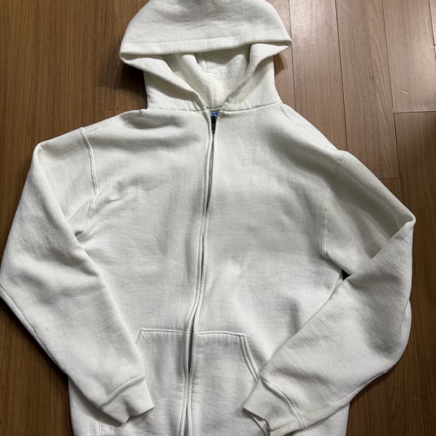 러셀 후드집업 아이보리 m사이즈