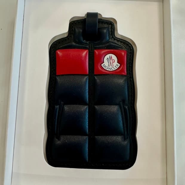 몽클레어 한정판 베스트 몽클레르 키링 키체인 러기지 택