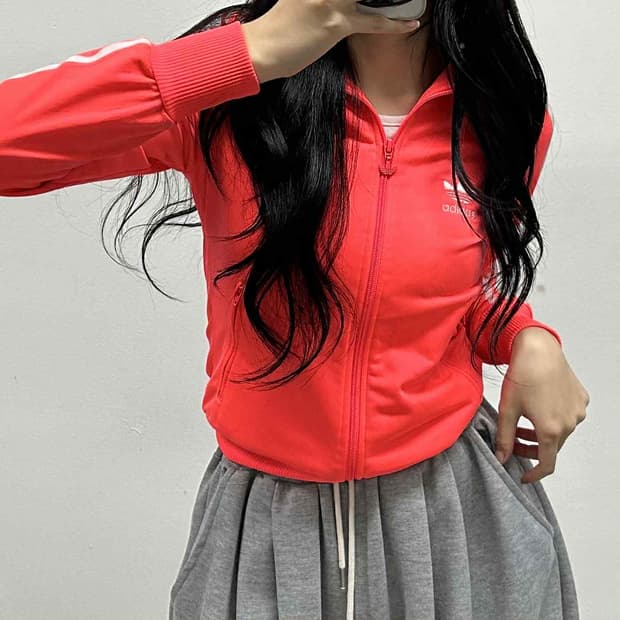 아디다스 y2k 여리핏 파이어버드 트랙탑 희귀져지(85)