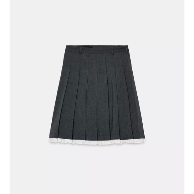 (새상품) 자라 zara 플리츠 미디스커트