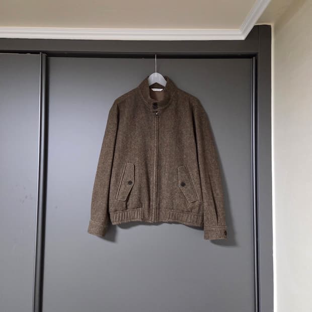 [1] 블랭크룸 해링턴 울 자켓 브라운 / 헤링턴 트위드 블루종