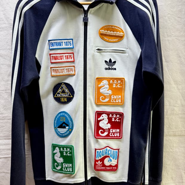 아디다스 오리지널 와펜 패치 트랙탑
