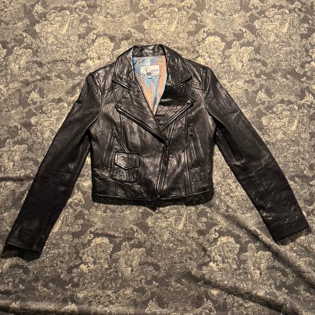 크럽 램스킨 라이더 자켓