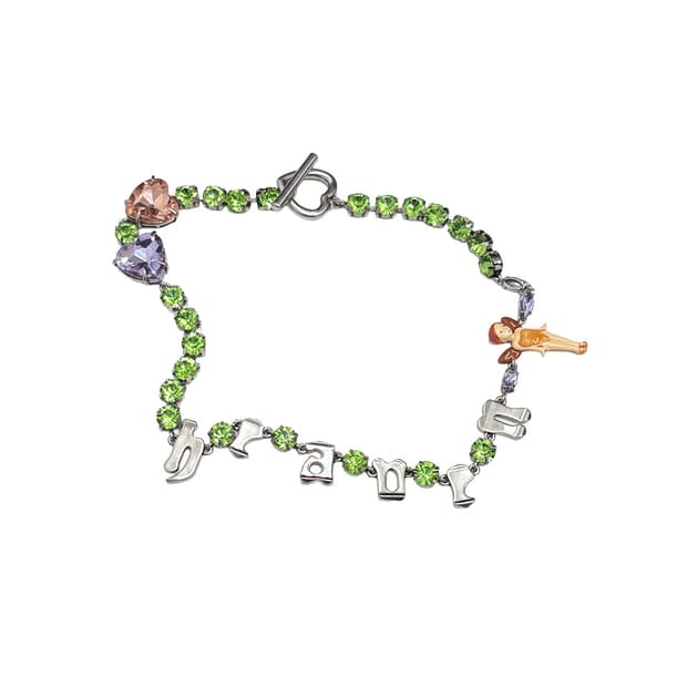 헤븐 큐빅 로고 초커