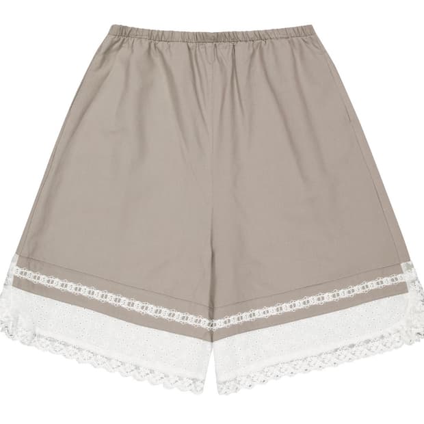 코이세이오 Coyseio LACE SHORTS COCOA
