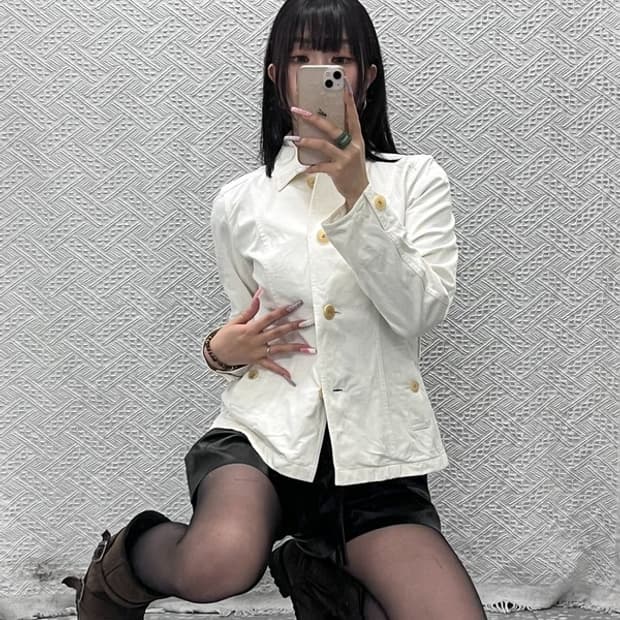 버버리 캐주얼 모던시크 테일러드 슬림핏 더블 자켓 40 C13381