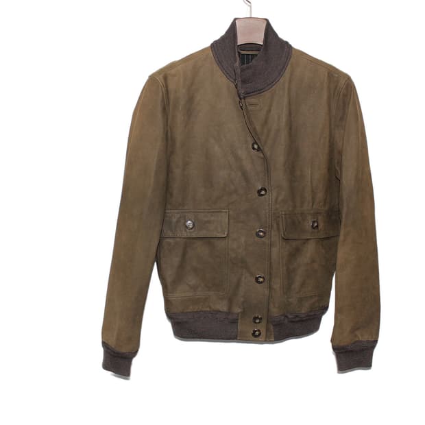 Valstarino 발스타리노 A-1 스웨이드 봄버 자켓