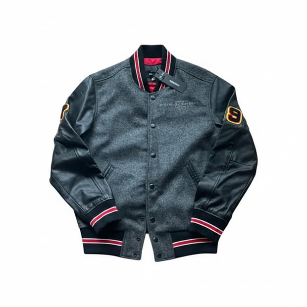 Diesel 디젤 바시티 L-harry 야구 점퍼 자켓 새상품