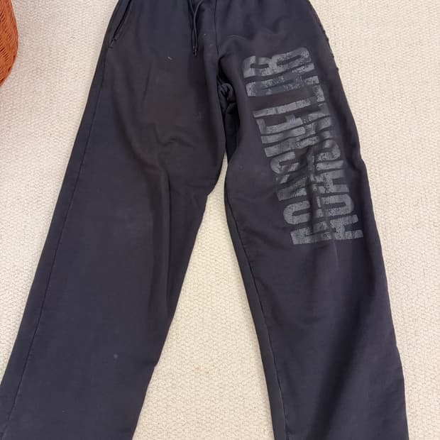 발렌시아가 black baggy Agaicnedlab 스웻팬츠