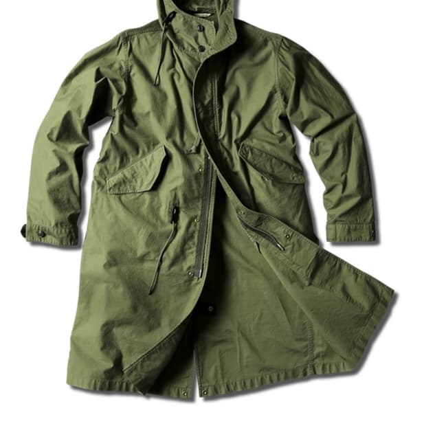 바스통 N134 올리브 피쉬테일 파카 L