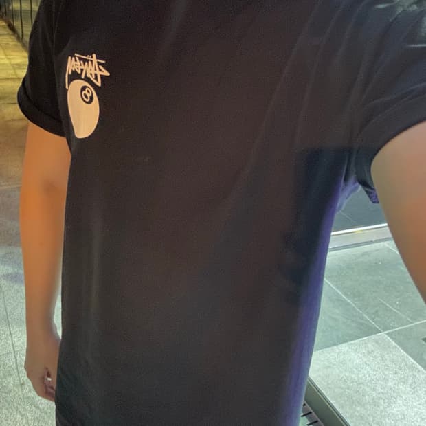 M 스투시 에잇볼 8볼 반팔