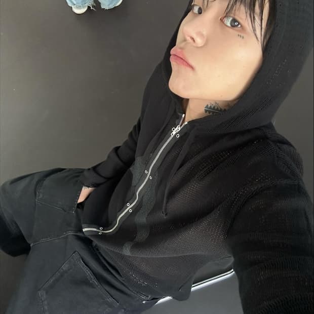 [XL]알릭스 메쉬후드집업