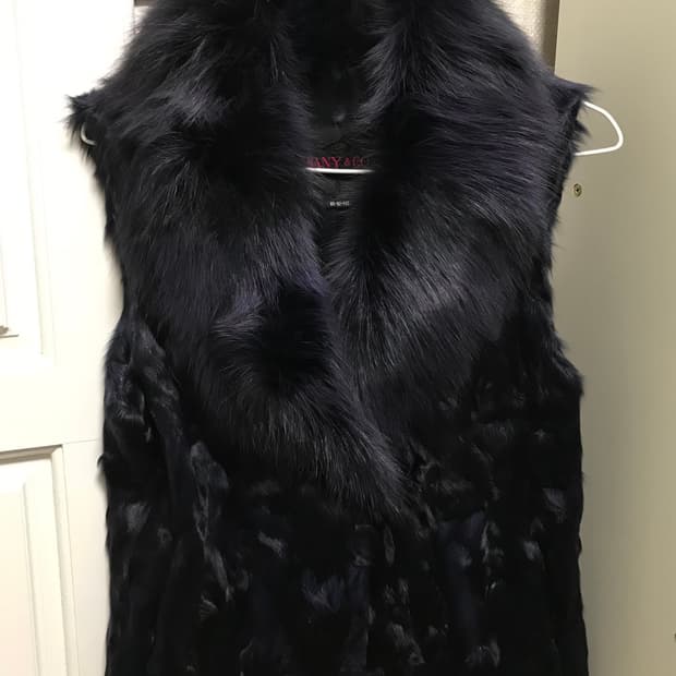 ♣️ BANY & CO 바니앤코 빈티지 퍼 조끼