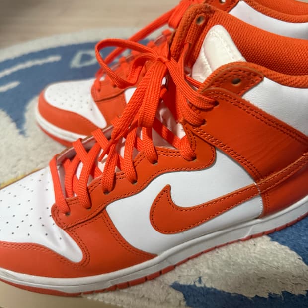 나이키 덩크 하이 오랜지
