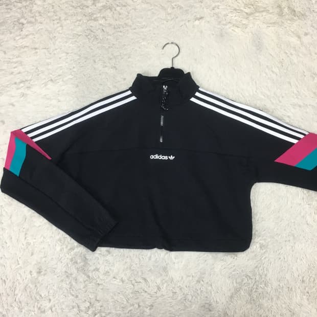 아디다스 여성 크롭 자켓 DD06