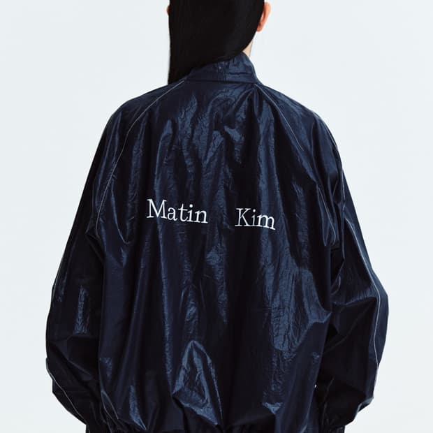 마뗑킴 바람막이 MATIN KIM LOGO COATING JUMPER