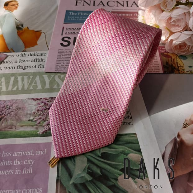 DAKS 닥스 실크 스트라이프 넥타이 8.6cm A+등급 A19760