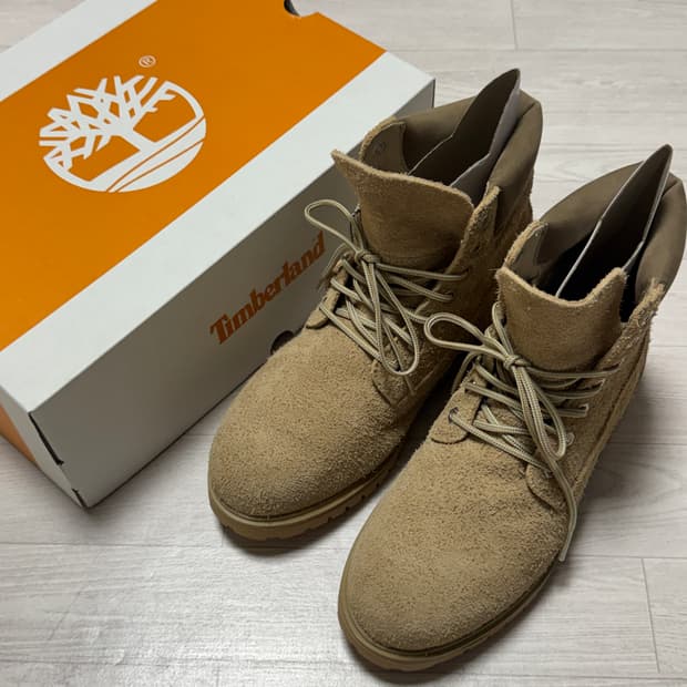 팀버랜드 25 6인치 워터프루프 워커부츠 베이지 270