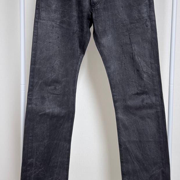 Dior Homme 07aw 인디고 블랙 코팅 진 31
