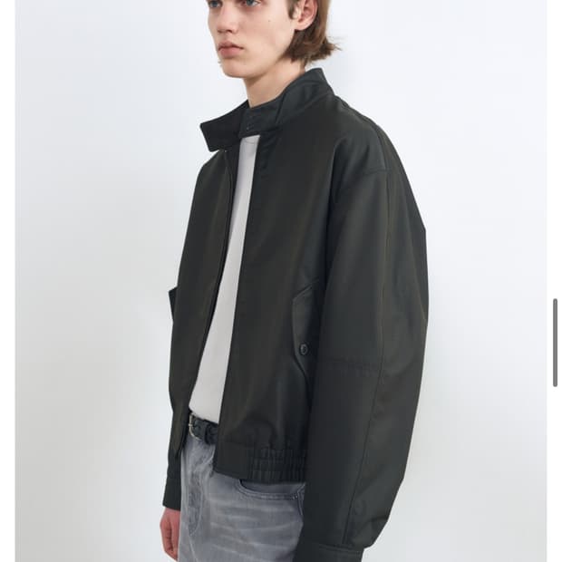 [M] INSILENCE 인사일런스 재팬 패브릭 투웨이 해링턴 자켓