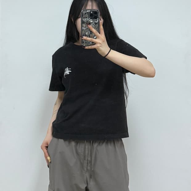 스투시 베이직 반팔 티셔츠 E35