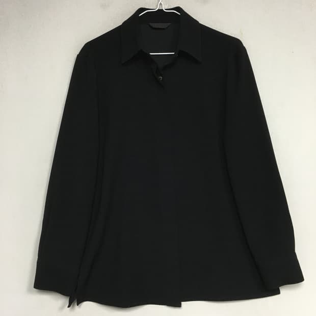ORR 오르 블랙 루 셔츠 xs