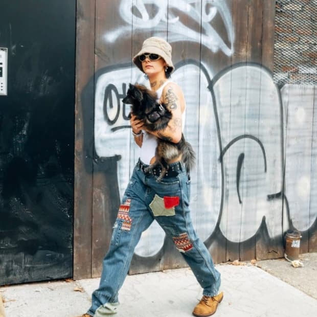 Kusneuf 카페터 패치진 1사이즈