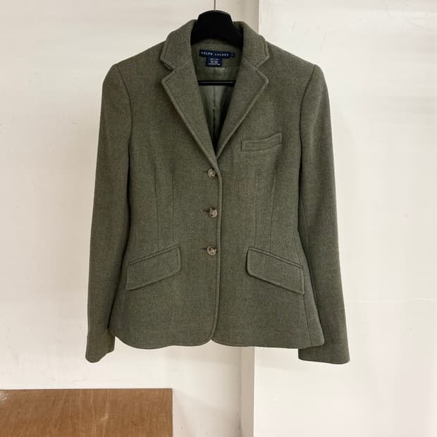 랄프로렌 그린 울 코트